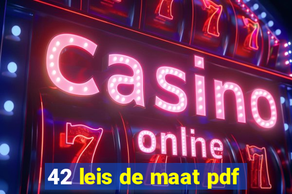 42 leis de maat pdf